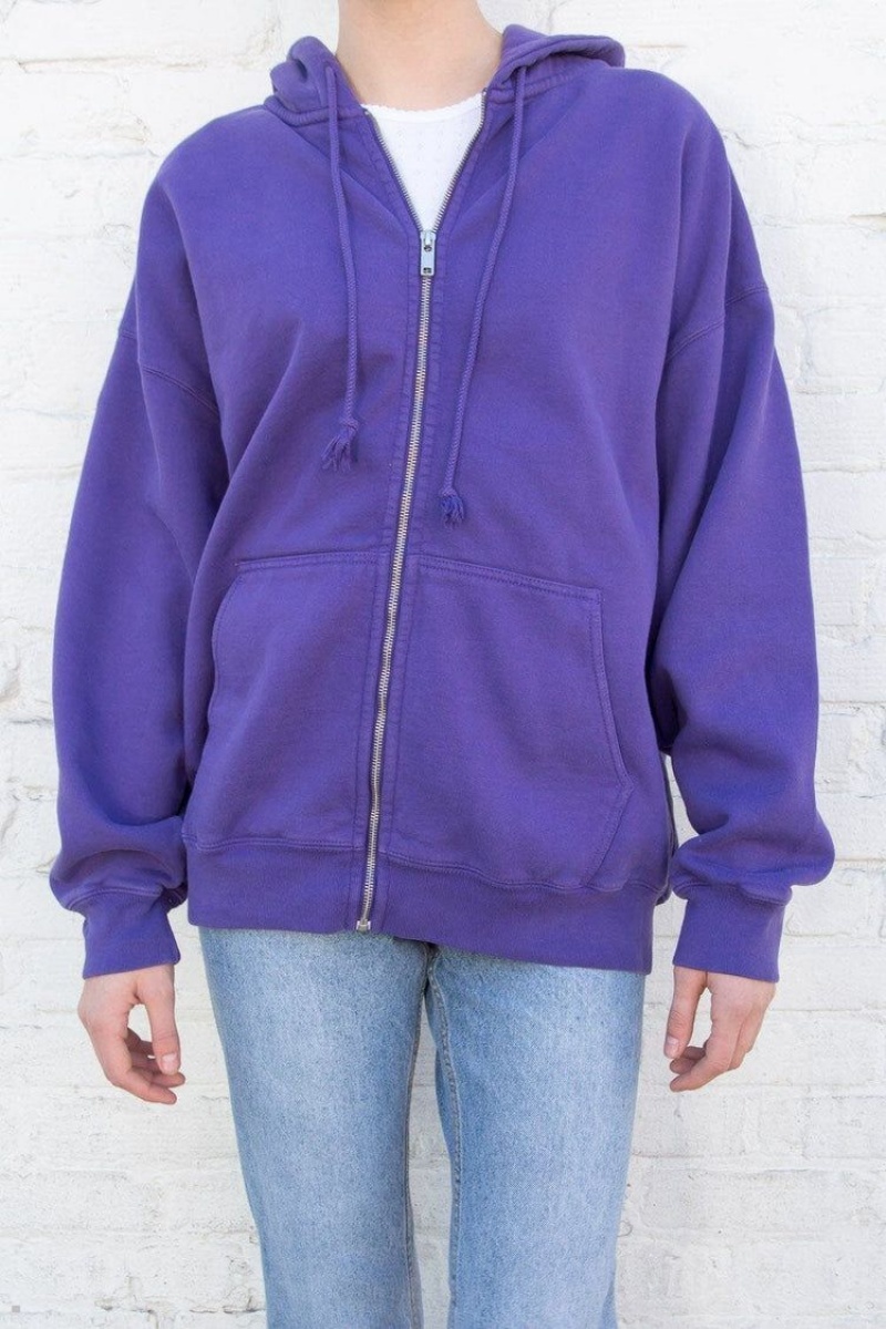 Sweat a Capuche Brandy Melville Christy Violette | MBB-35987556